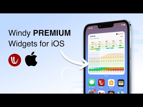 New Windy Premium widgets for iOS