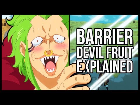 Explaining Bartolomeo's Devil Fruit - The Bari Bari No Mi (Barrier-Barrier) | One Piece Explained