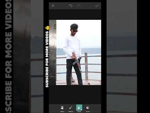 Attitude background change photo editing in PicsArt #photoediting #shorts #editingtutorial