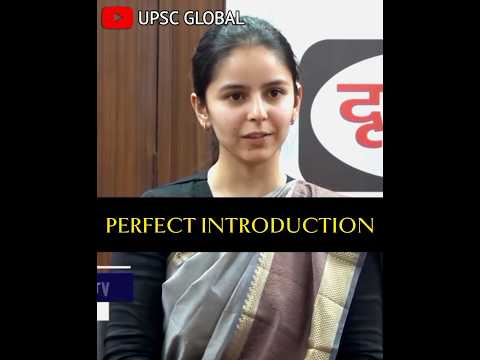 Tell us something about yourself? | UPSC interview Manvi Chaudhary #mockinterview #short #upscglobal