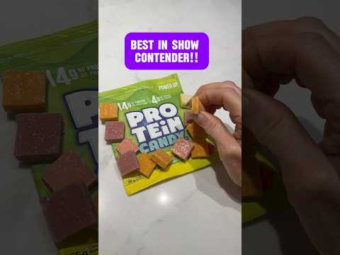 PROTEiN CANDY REVIEW! #newproduct #proteincandy #healthysnacks #peakperformance #healthyfood #tryit