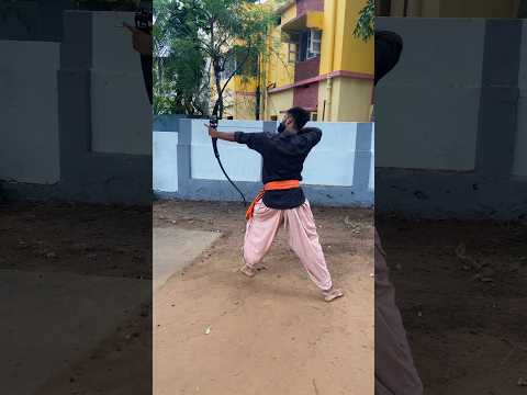 Indian Martialarts traditional archery #martialarts #kalaripayattu #archery #silambam