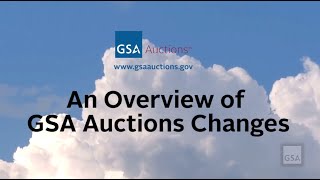 An Overview of GSA Auctions Changes