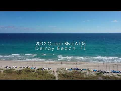 200 South Ocean Boulevard, Unit A105, JARDIN DEL MAR, Delray Beach, FL