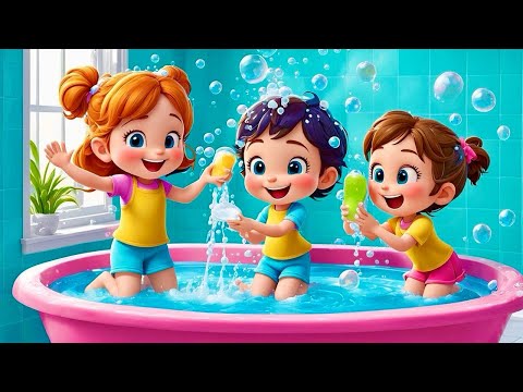 Bath Time Song | Fun and Educational Song for Kids | Nursery Rhymes & Kids Songs