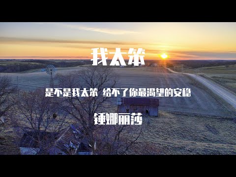 锤娜丽莎 - 我太笨 【動態歌詞】「是不是我太笨 给不了你最渴望的安稳」♪Lyrics Video♪