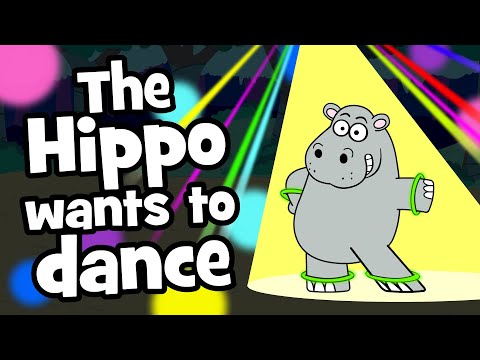 Animal children's song - Hippo dance - The Hippo wants to dance | Hooray Kids Songs & Nursery Rhymes