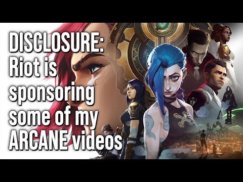 ARCANE premiere stream & disclosure of Riot sponsorship