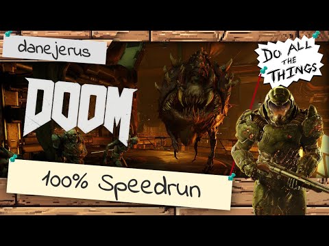 DOOM Jesus Rips and Tears Everything - Do All The Things - GDQ Hotfix Speedruns