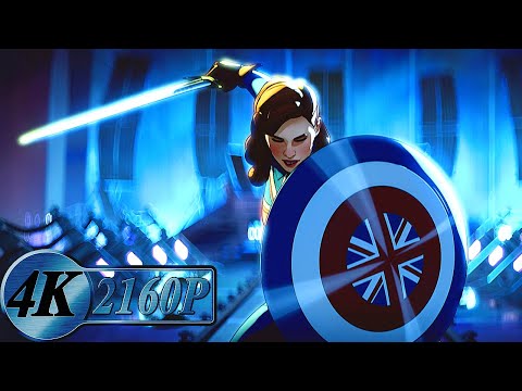 Captain Carter vs. Shuma-Gorath Fight Scene [Saving Skinny Steve Rogers] [No BGM] | What If...?