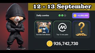 12 September Daily Combo  Hamster Kombat Today