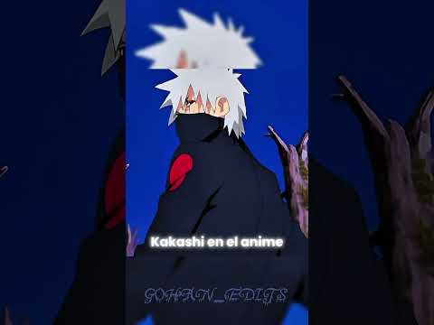 Anime vs manga🔥🥷 #kakashi #manga #anime #edit