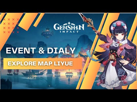 (Live Streaming) Event, Dialy & Explore Di Map Liyue Mencari Primogem