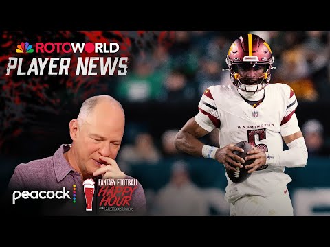 Commanders' Jayden Daniels lacked weapons vs. Eagles | Fantasy Football Happy Hour | NFL on NBC