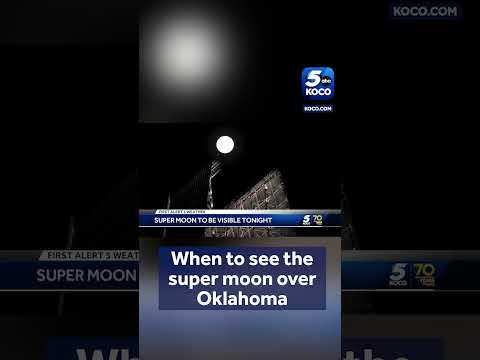 🌕 Will clouds create visibility issues for Oklahomans wanting to see the last supermoon of the year?