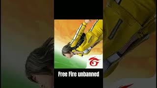 FiFreeFire Unban Date Confirm | Finally freefire come back #shorts #freefireunban