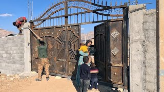 Protecting Their Space: A Mother Installs a Gate for Her Family’s Safety