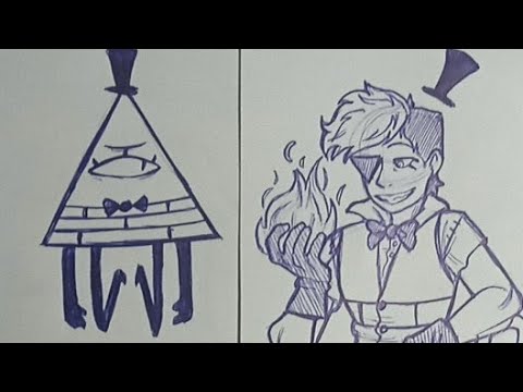 ⚠️ Bill Cipher Art Stream ⚠️ #art #sketch #drawing #fyp #shorts #gravityfalls