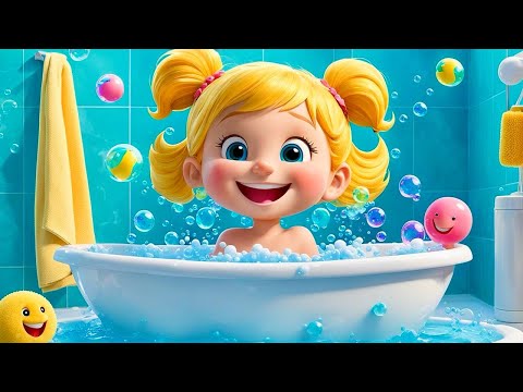 Bath Time Song | Fun and Educational Song for Kids | Nursery Rhymes & Kids Songs