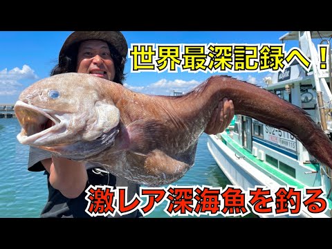 世界記録への挑戦！水深2600mの超深海で釣りをしたらとんでもない魚が釣れた