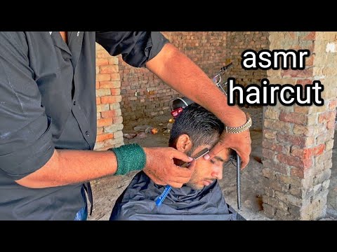 ASMR real haircut video withinin minutes talant barber #asmr