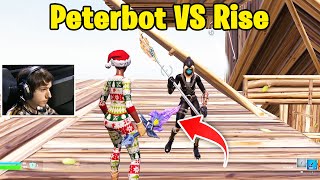 Peterbot Tries New FNCS Pickaxe in 1v1 Buildfights VS Dt Rise!