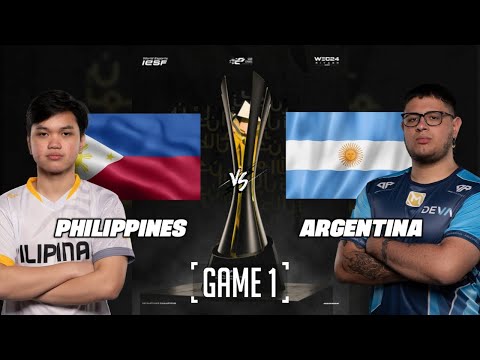 PHILIPPINES vs ARGENTINA GAME 1 MLBB | WEC24 RIYADH IESF