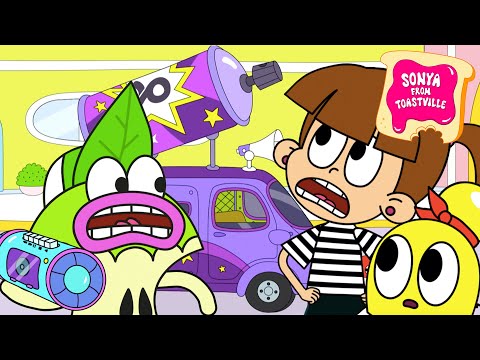 Sonya from Toastville -  Super Spray - NEW Episode 11 💚 Super Toons TV - Best Cartoons