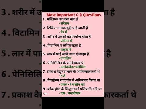 Most important gk questions #importantgk #gkquiz #gkinhindi #gkquestion #trending #youtubeshorts#gk