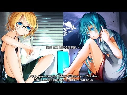 [ Miku Rin ] ネトゲ廃人シュプレヒコール Online Game Addicts Sprechchor - 初音ミク 鏡音リン Hatsune Miku Kagamine Rin