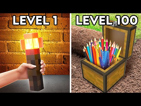 MINECRAFT-INSPIRED SCHOOL SUPPLIES🛠️🎮 Creative DIY Ideas to Level Up Your School Life by 123 GO!