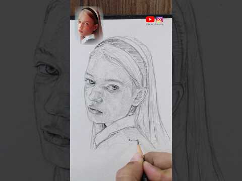 Quick Tips for Pencil Portraiture #draw #drawing #loomismethod #shorts