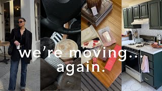 VLOG: tour of the new apartment! plans for moving, at-home coffees, sephora haul + more!