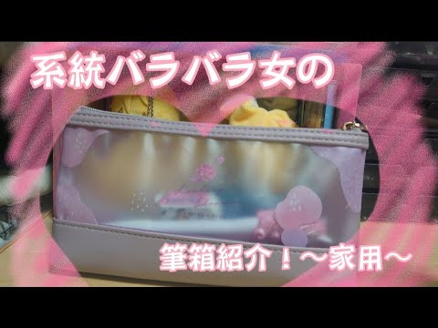 系統バラバラ女による家用の筆箱紹介！