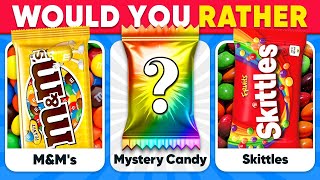 Would You Rather...? MYSTERY Dish 🍫🍨 Sweets Edition | Quiz Kingdom