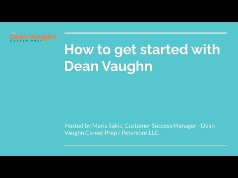 How to get started with Dean Vaughn - webinar recap