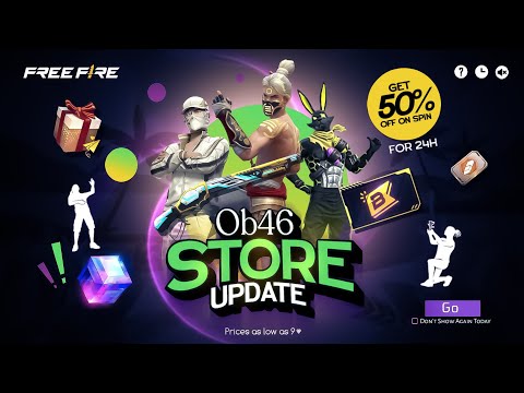 OB46 Store Uodate Bundle Free Fire | New Event Free Fire Bangladesh Server | FF new event