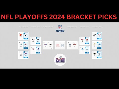 2024 NFL Playoffs Complete Bracket Picks!