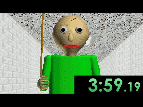 Baldi’s Basics speedruns are very satisfying