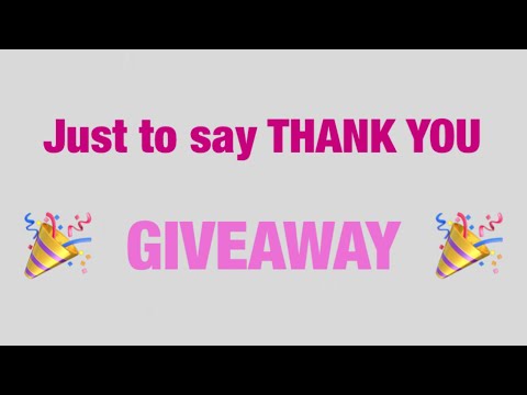 GIVEAWAY 🥳  CLOSED Just to say THANK YOU ➡️ finishing on 26th January 2024 #giveaway