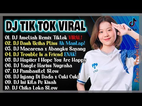 DJ TIKTOK TERBARU || DJ AMELIA SLOW X DJ PREMINIM DASH UCIHA PLIS VIRAL REMIX TERBARU 2021