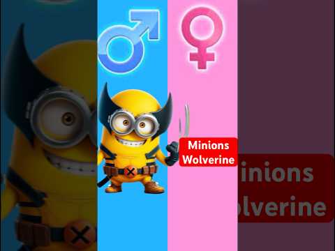 Minions Wolverine #minions #miniominions #miniominions #minecraftshorts