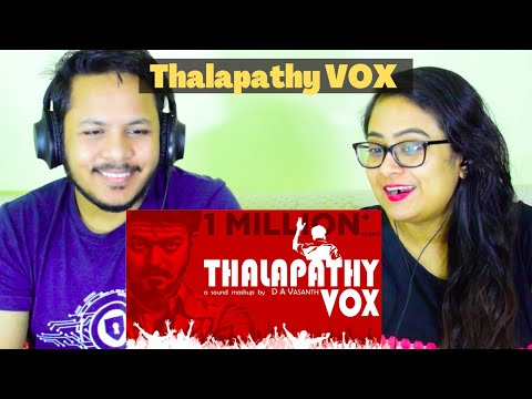 Thalapathy Vox | Isaipettai | REACTION | Mr. & Mrs. Pandit