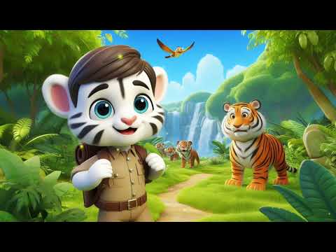 Explore the Jungle with Baby Tiger | Simple Song for Toddlers