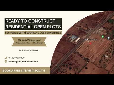 Residential Open Plots for sale in Shadnagar - Mayuri Vantage, Raaga Mayuri Builders Pvt Ltd