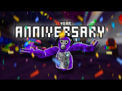 🔴 🎉 1 YEAR YOUTUBE ANNIVERSARY 🎉 Minigames And More | Gorilla Tag Vertical Livestream 🔴