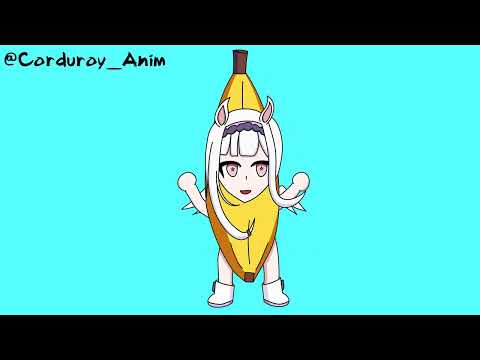 Aletta Sky's Banana Dance【Kawaii | Animation 】[Birthday]