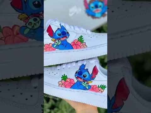 Hand painted shoes ideas #customshoes #handpainted #handpaintshoes #aesthetic #shorts