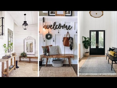 70 Cozy and Inviting Modern Farmhouse Entryways