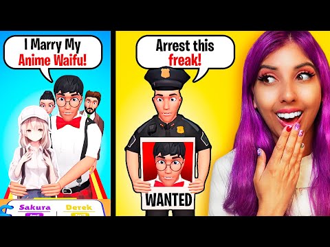 I Tried the WEIRDEST Wedding App Game... I Married a Cardboard Cutout!?